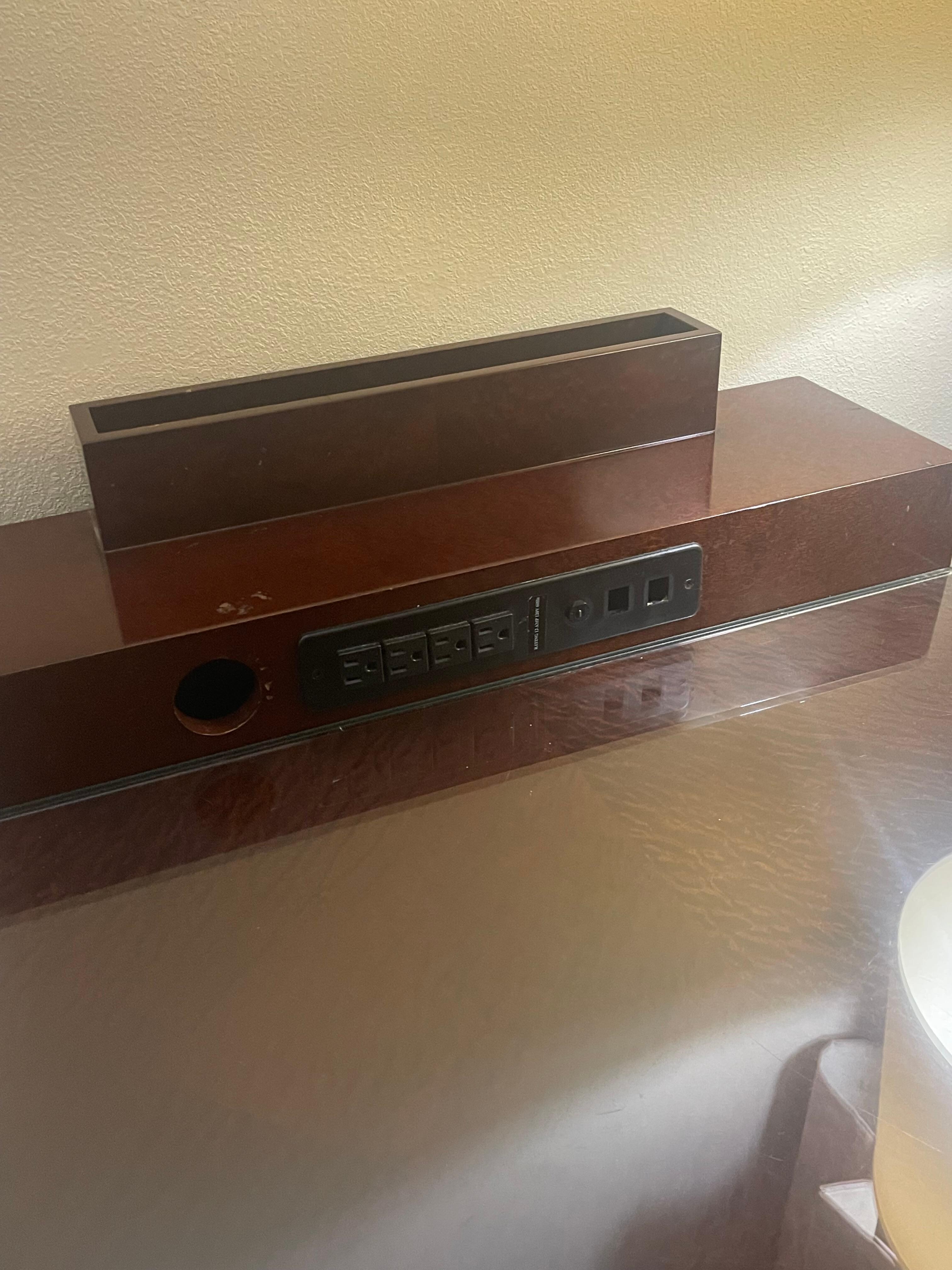 Broken power strip leaves no real option to charge any devices.