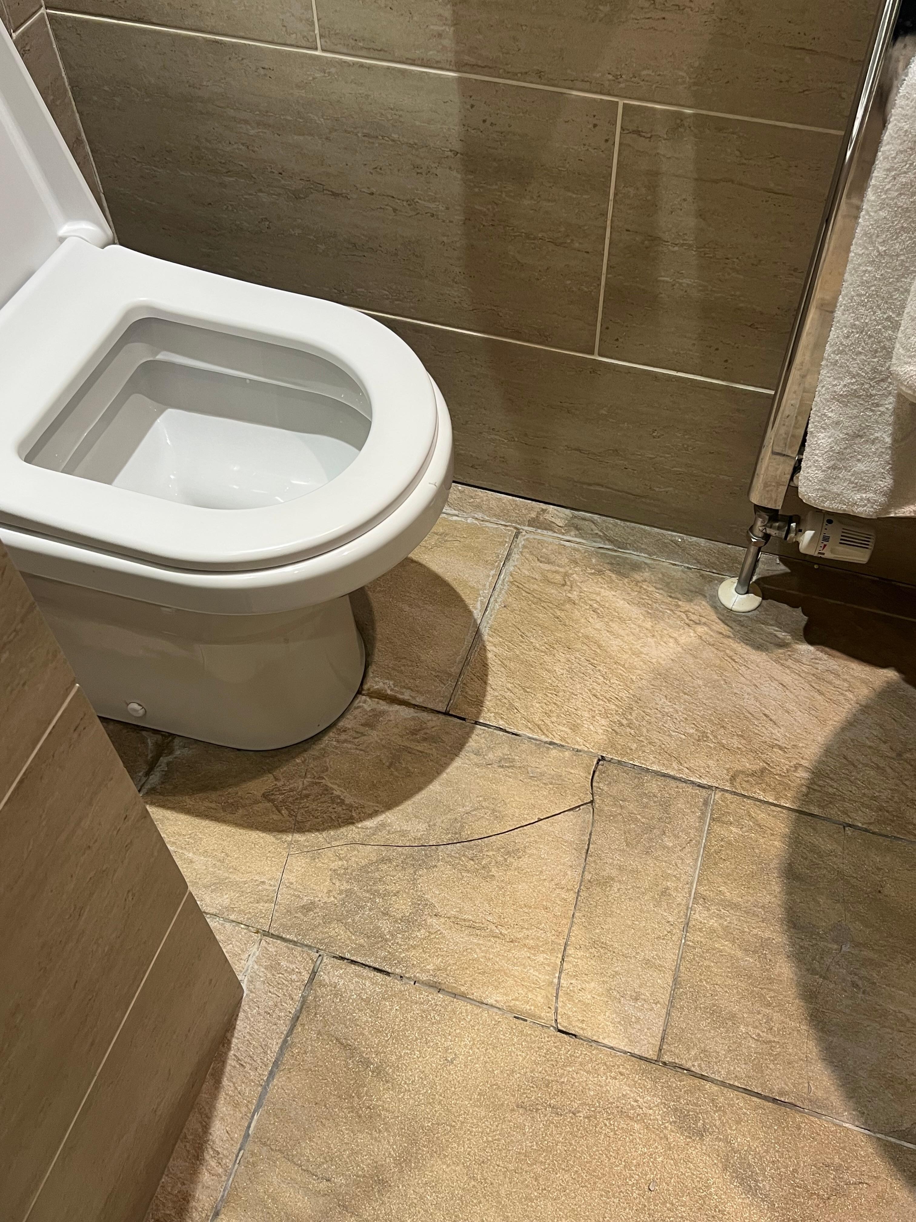 Cracks in tile