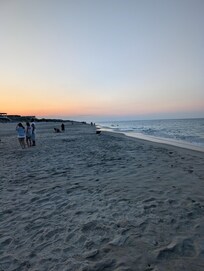 Sundown in a heat wave