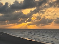 Sunrise from the rooftop deck