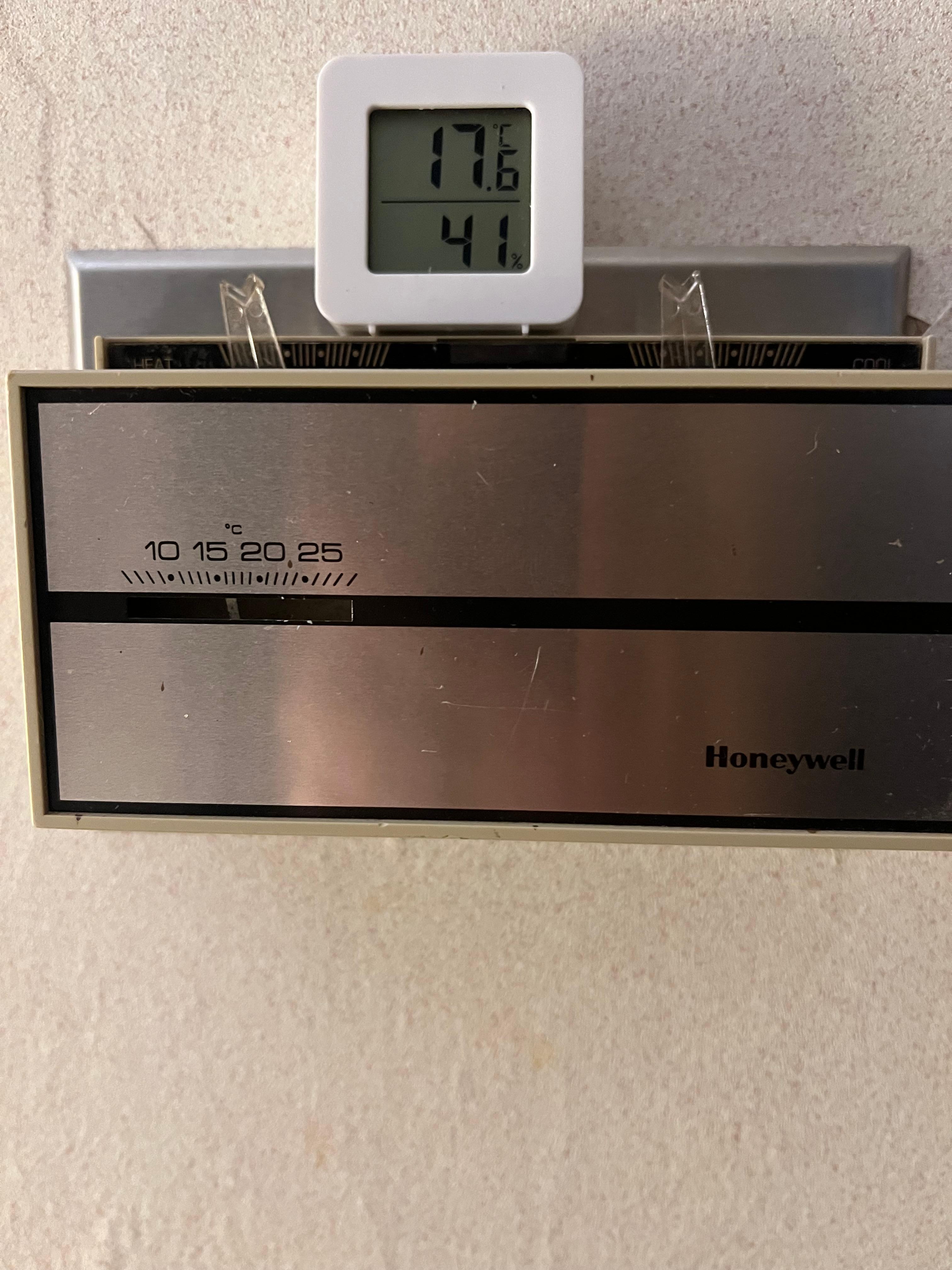 Thermostat was really not accurate and was sweating through the night.