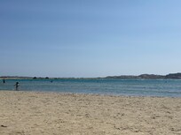 The beach nearby