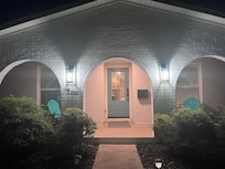Entrance with a small step - made it easier for elderly family to enter
