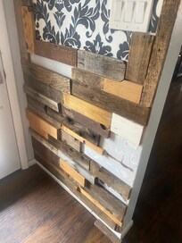 Worn entryway trim