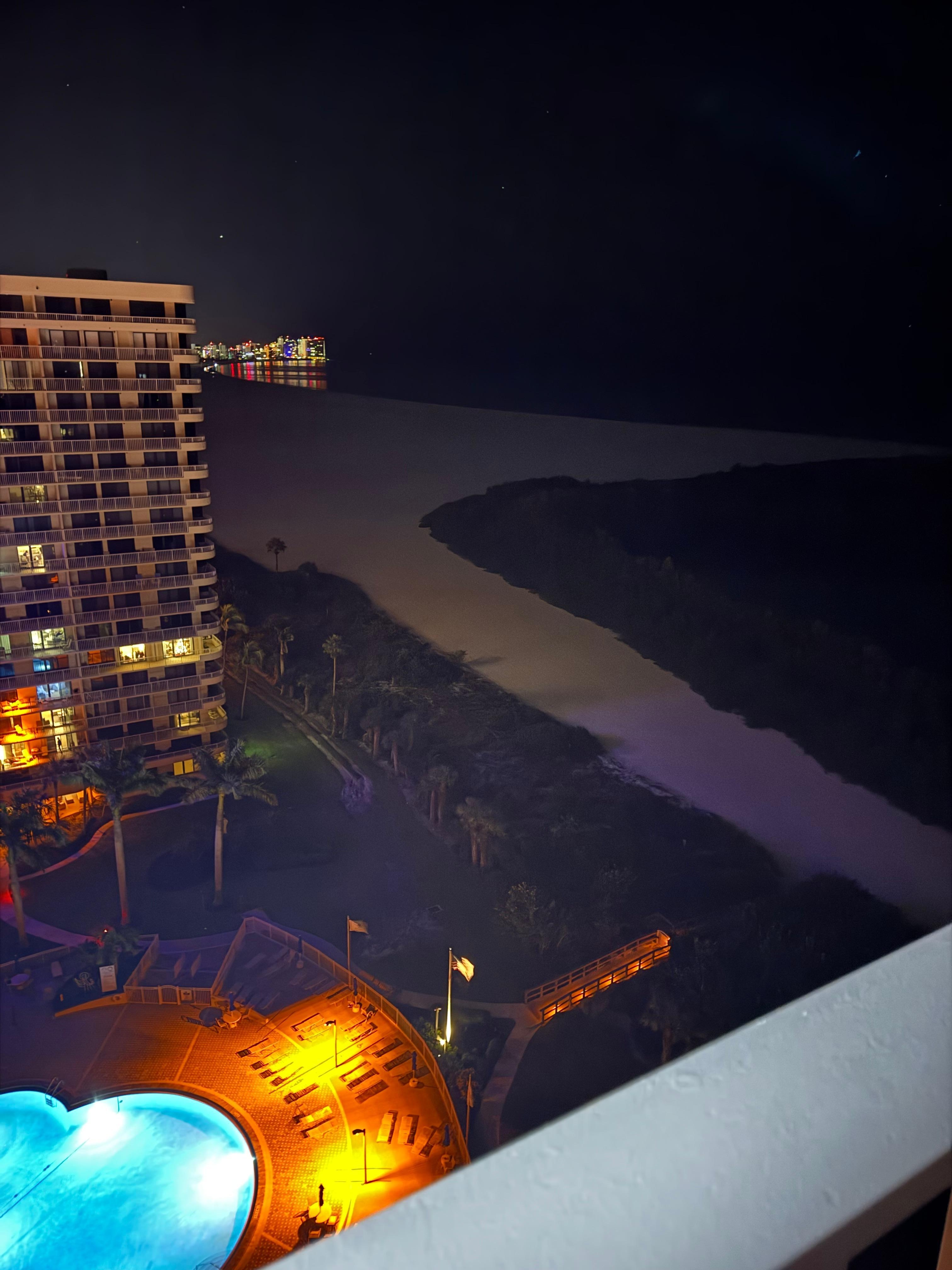 Balcony at night 