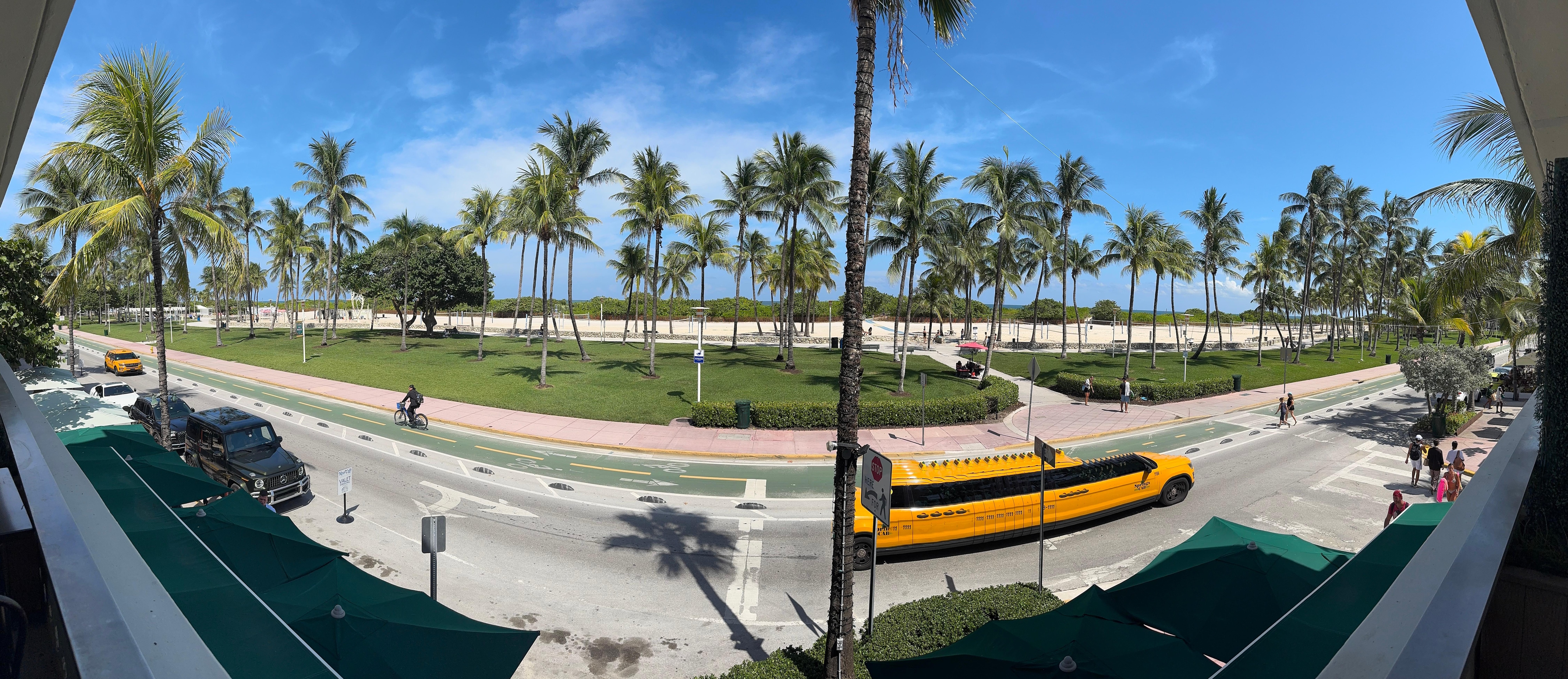 View from sea view room