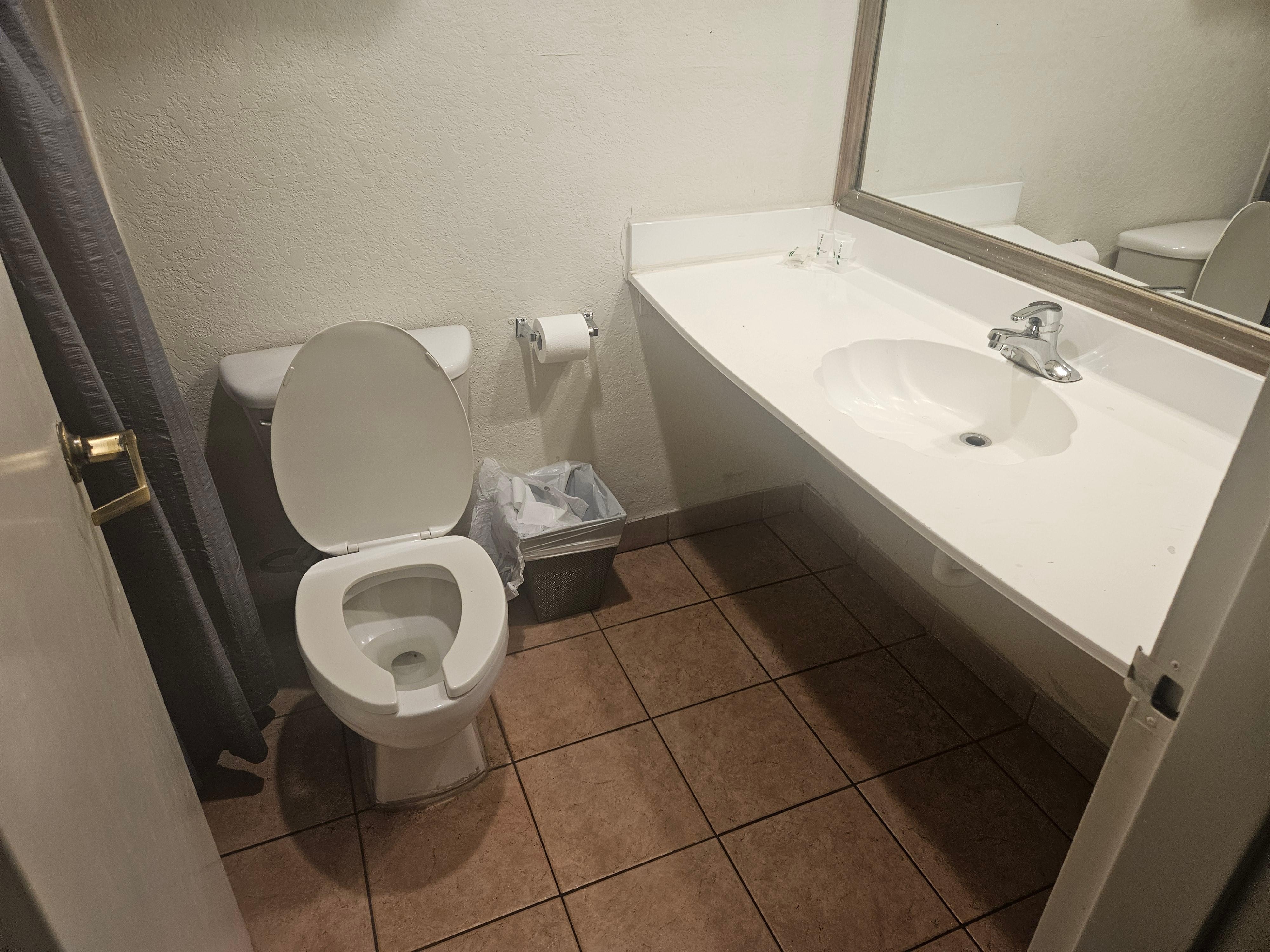 Drooping sink and water on ground