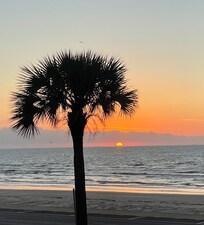 Great balcony to watch the sun rise