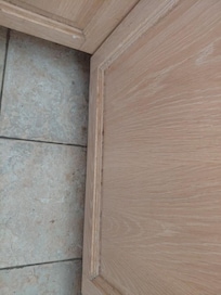 Mould on kitchen doors