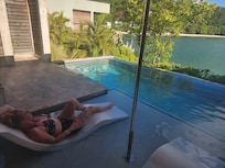 Infinity pool to look out onto paradise