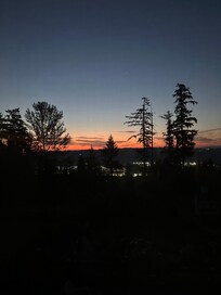 Beautiful sunrise each morning. (From inside)