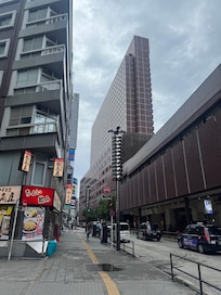 Right in front of hotel