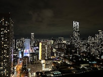 Direct view out the window