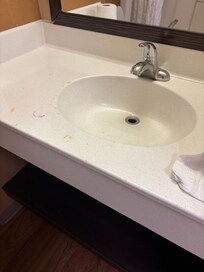 Sink with burns