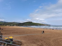 The beach