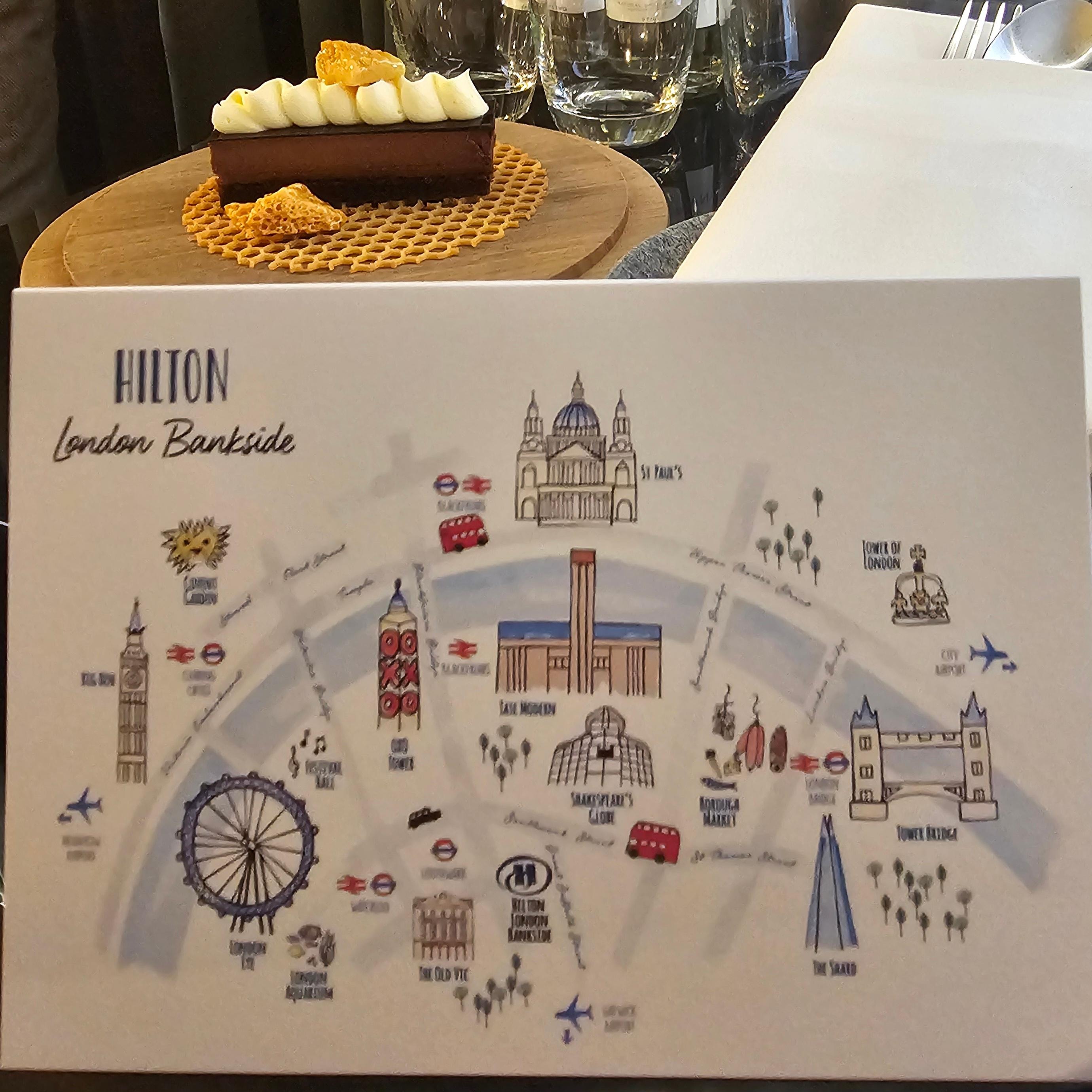 A sweet treat waiting for me when I checked in