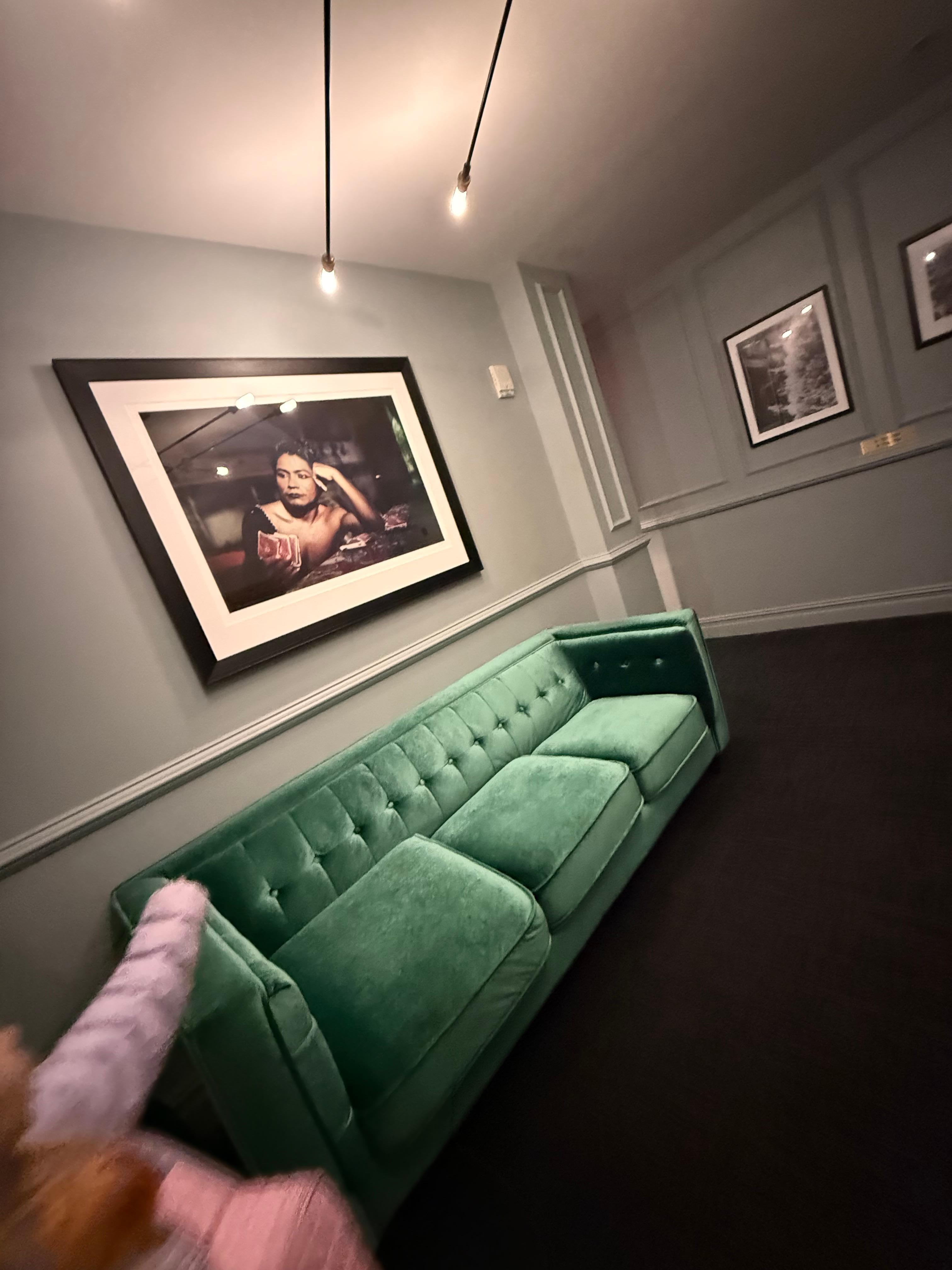 Cute sofa in hallway 