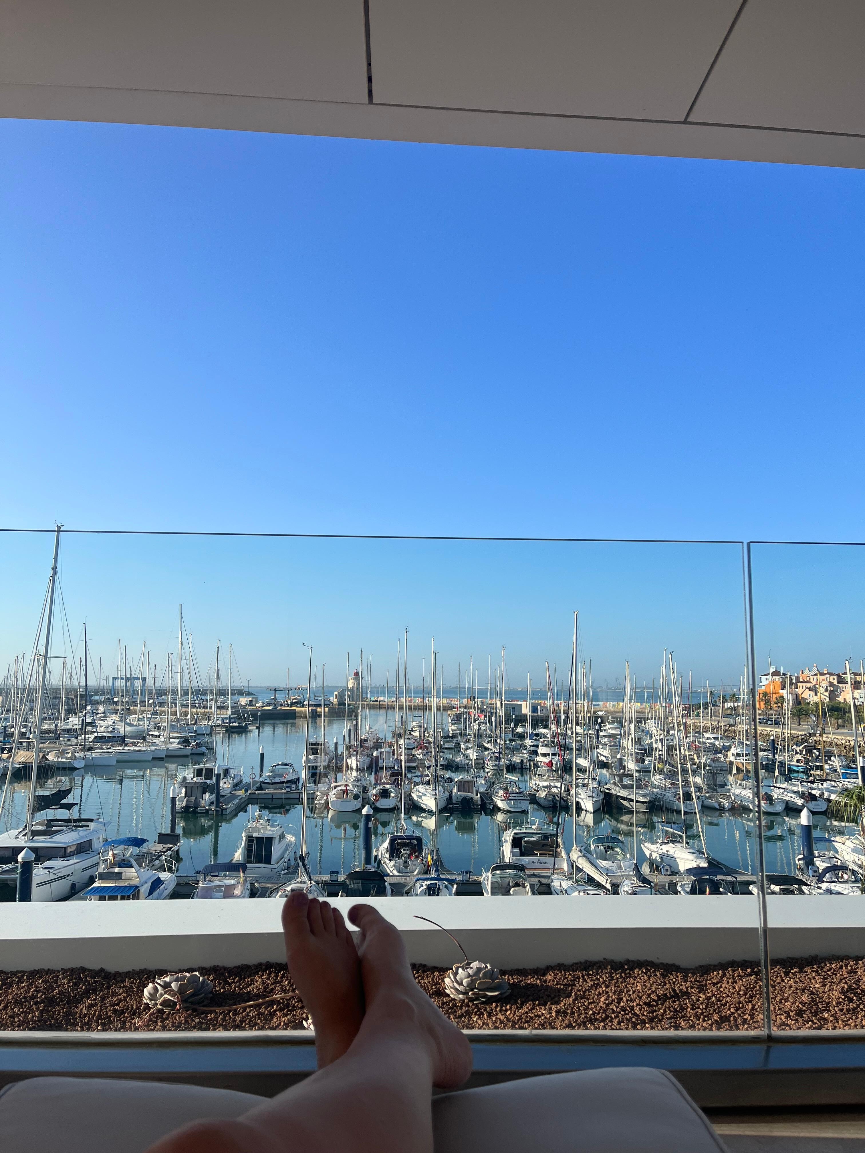the balcony view