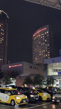 Night view from the JR Station