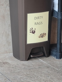 Should have said wet towels