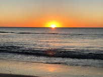 Christies Beach at sunset