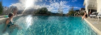Pano view of pool