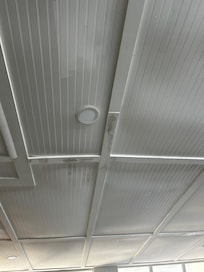 Celing sagging from water damage