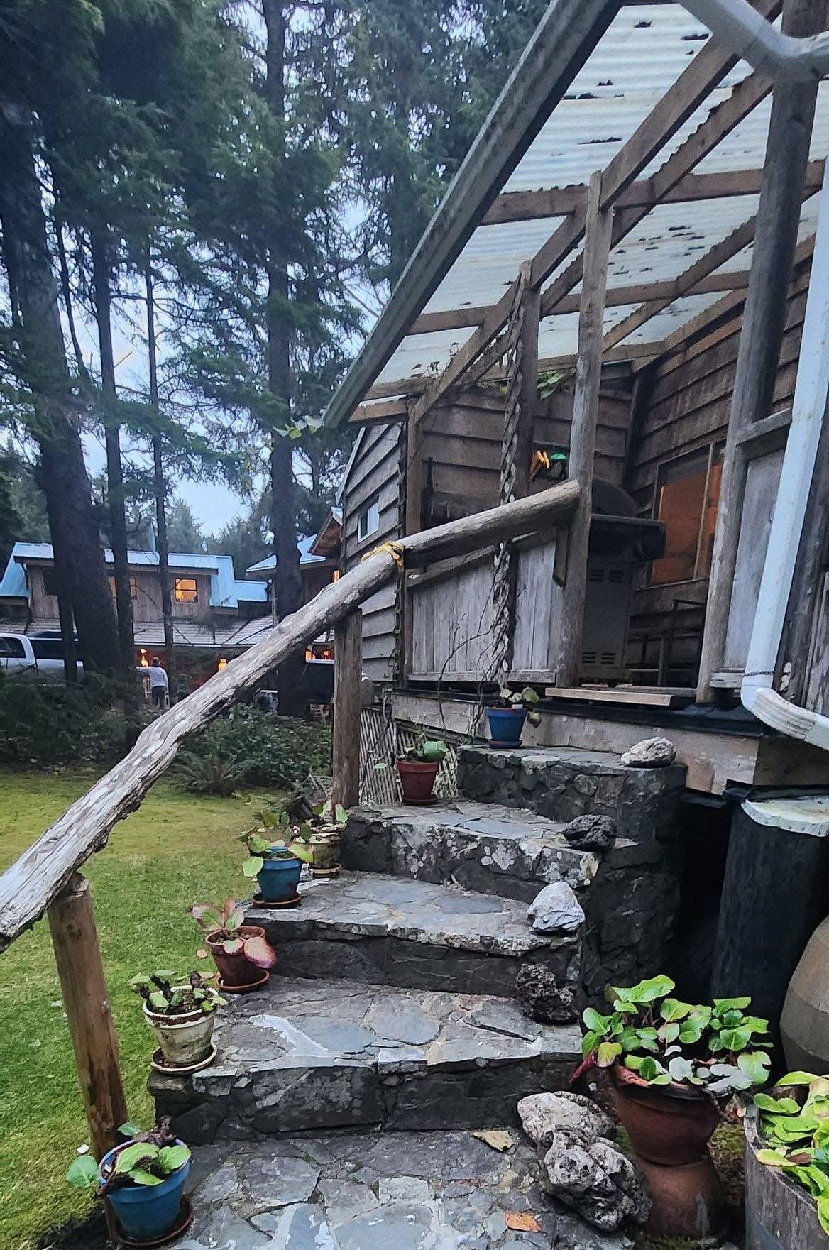 Stairs were difficult.