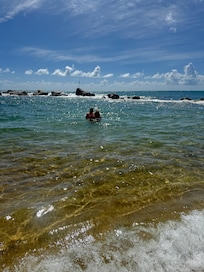 Beach close to the home.