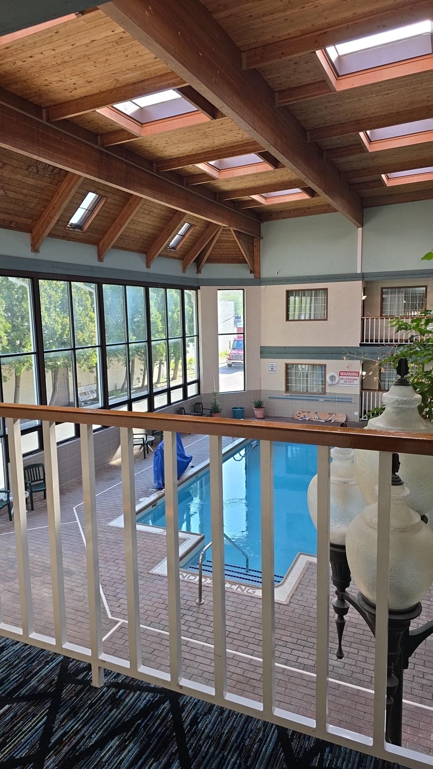 I loved having a poolside room! 
