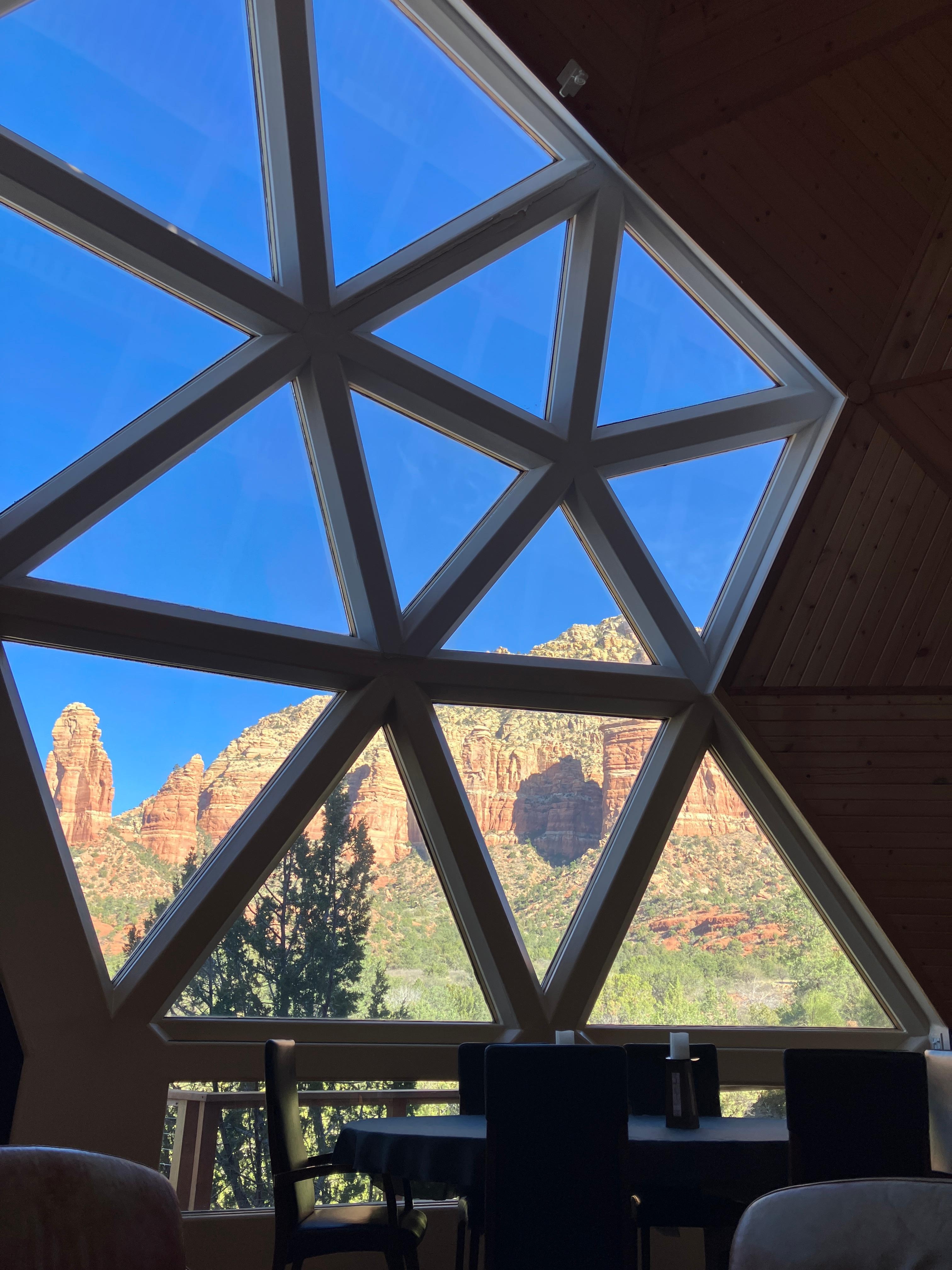 Great place to drink coffee and watch the sun light up the rocks