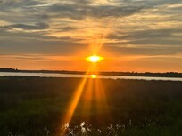 Sunset over the Sound