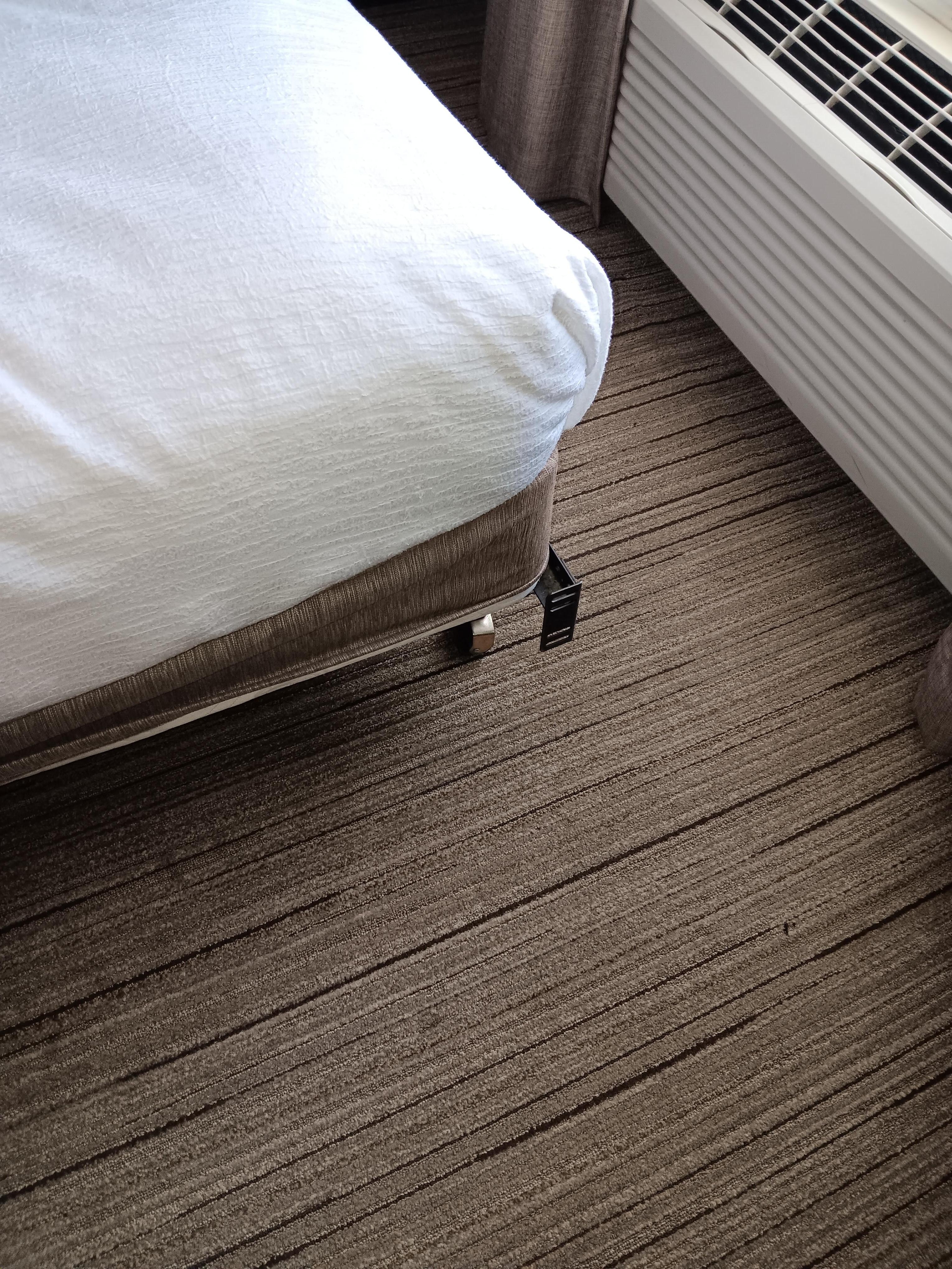 was like sleeping on a hard wood floor with a sleeping bag