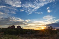 I captured this sunset with Cathedral Rock in the foreground a few miles away from my hotel room!