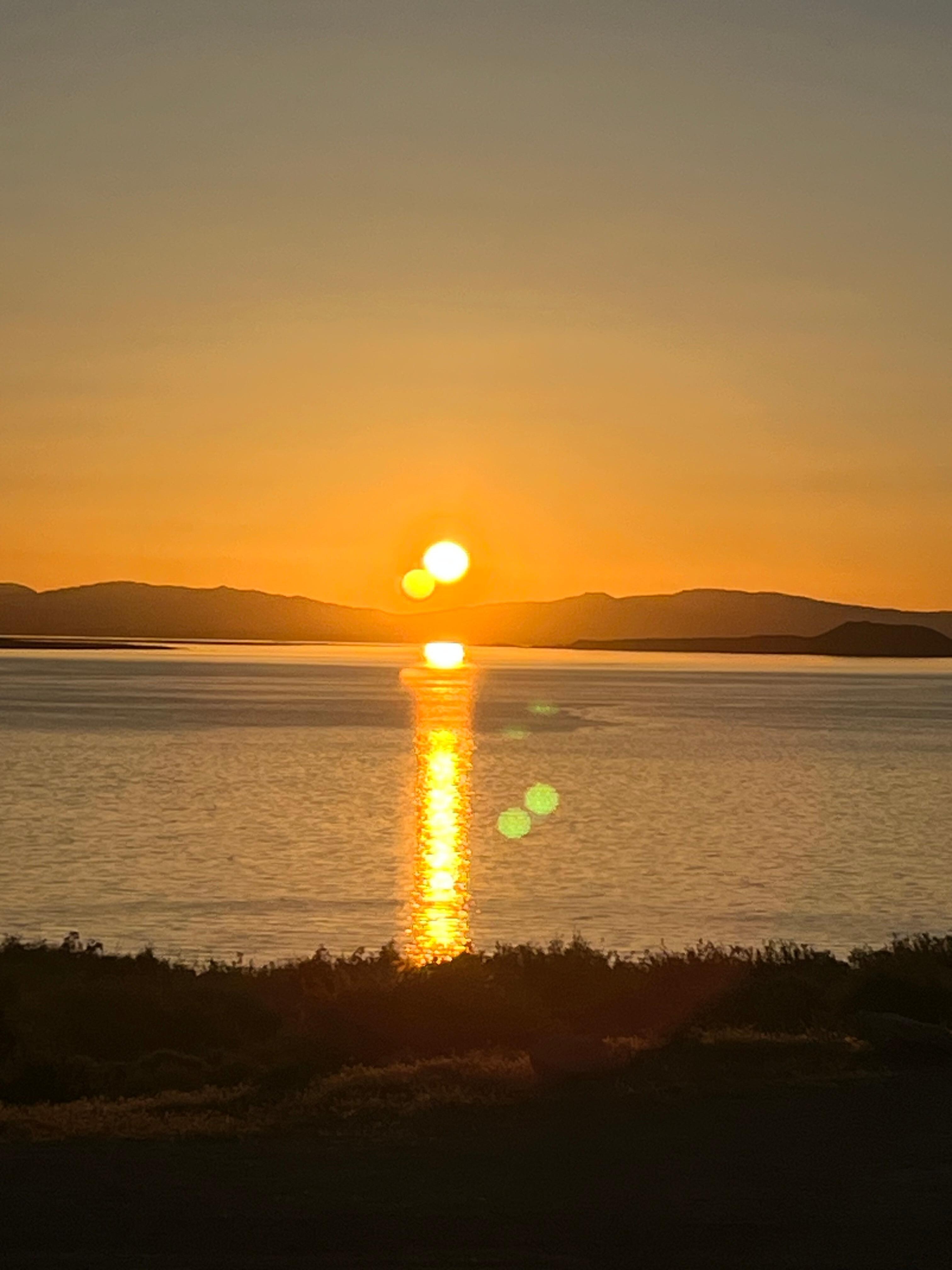 Breathtaking sunrise at 5:30 a.m. 