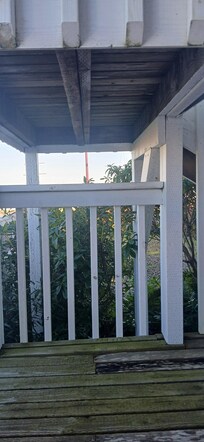 This is the view from the second chair furthest from the unit door