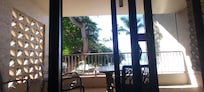 View to beach from living room