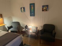 The inside of our room was so cute and the radio was also very entertaining. My partner and I really enjoyed it!