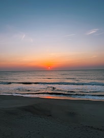 Right off the main floor balcony!