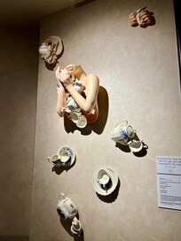 Outside the restaurant