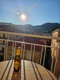 Ausblick vom Balkon