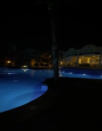 Pool by the lobby and one of their restaurants.