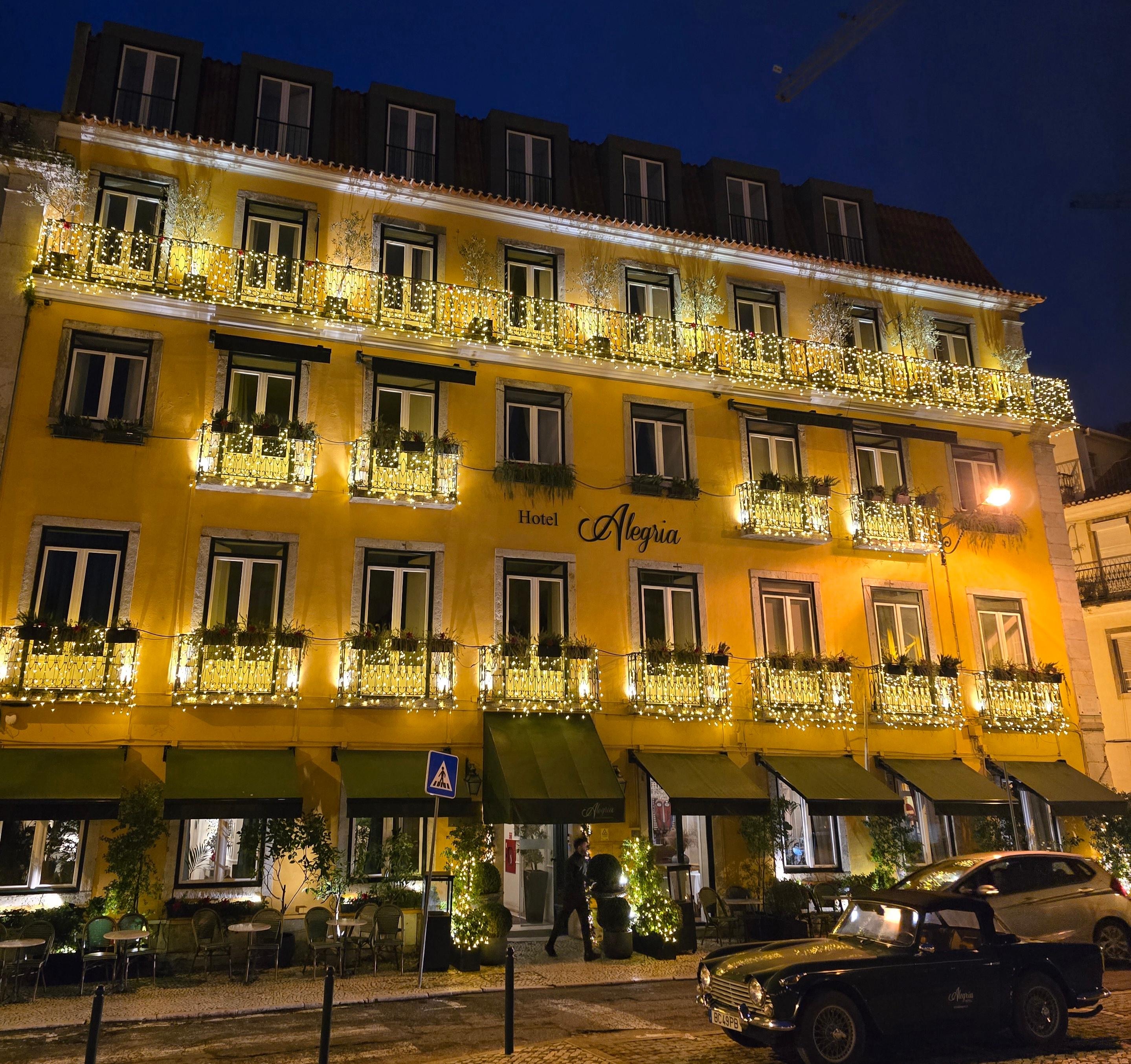 Hotel Alegria in December 2025.