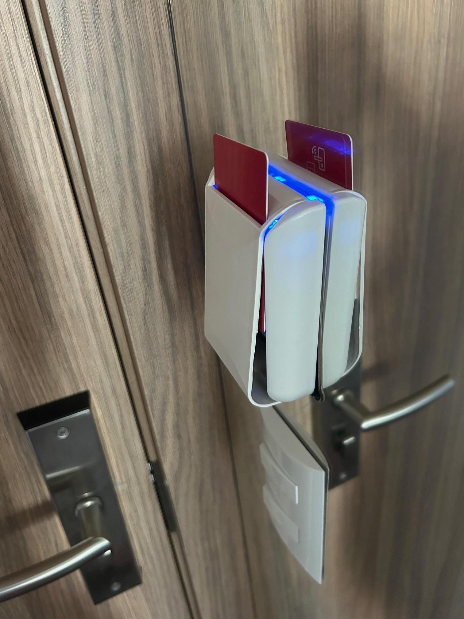 broken key card holder, so sometimes the lights would turn off and I would have to fix it