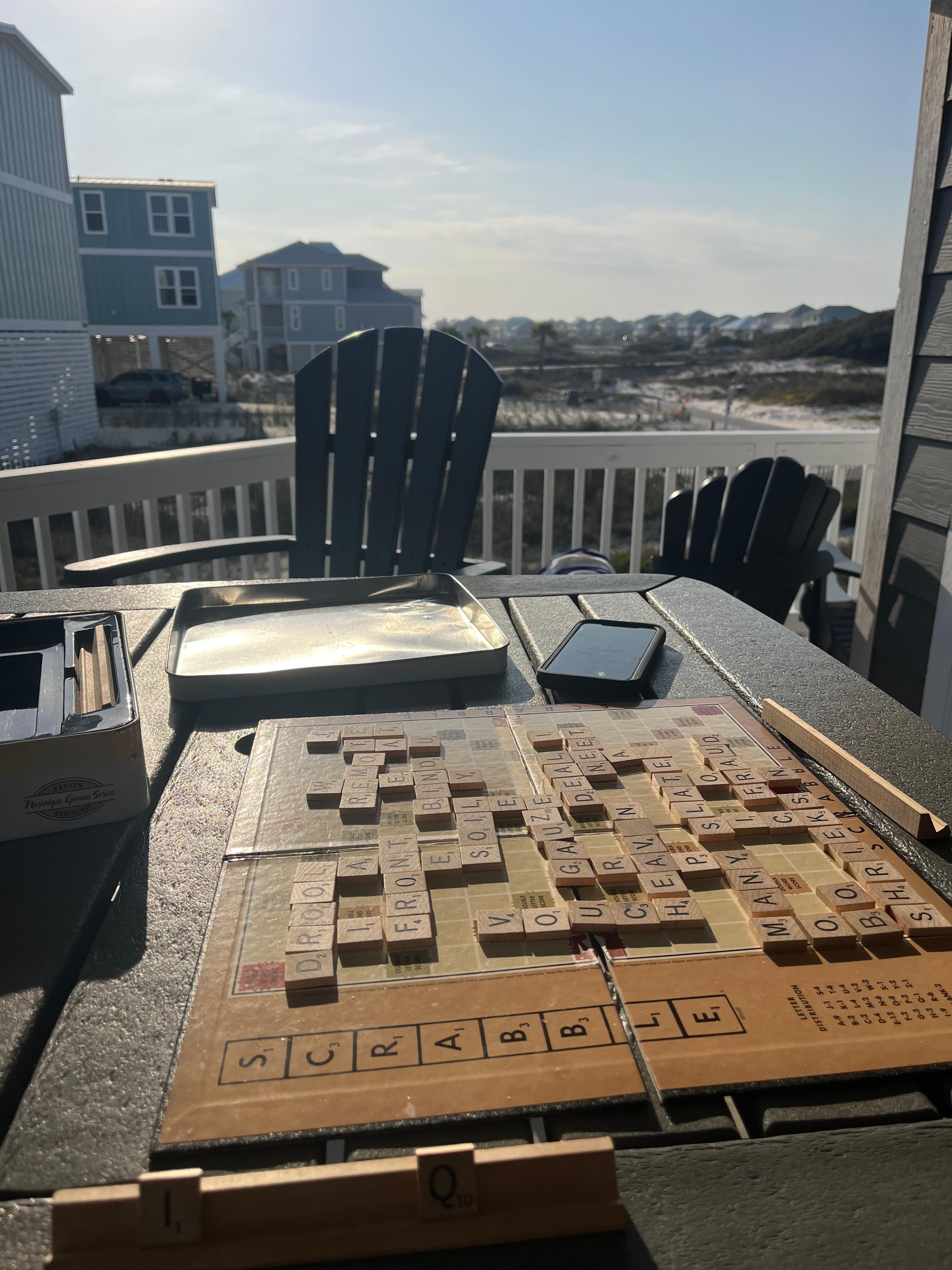 Loved the extra games in the house!!