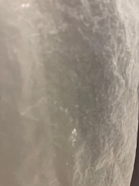 Shower curtain was in rough shape