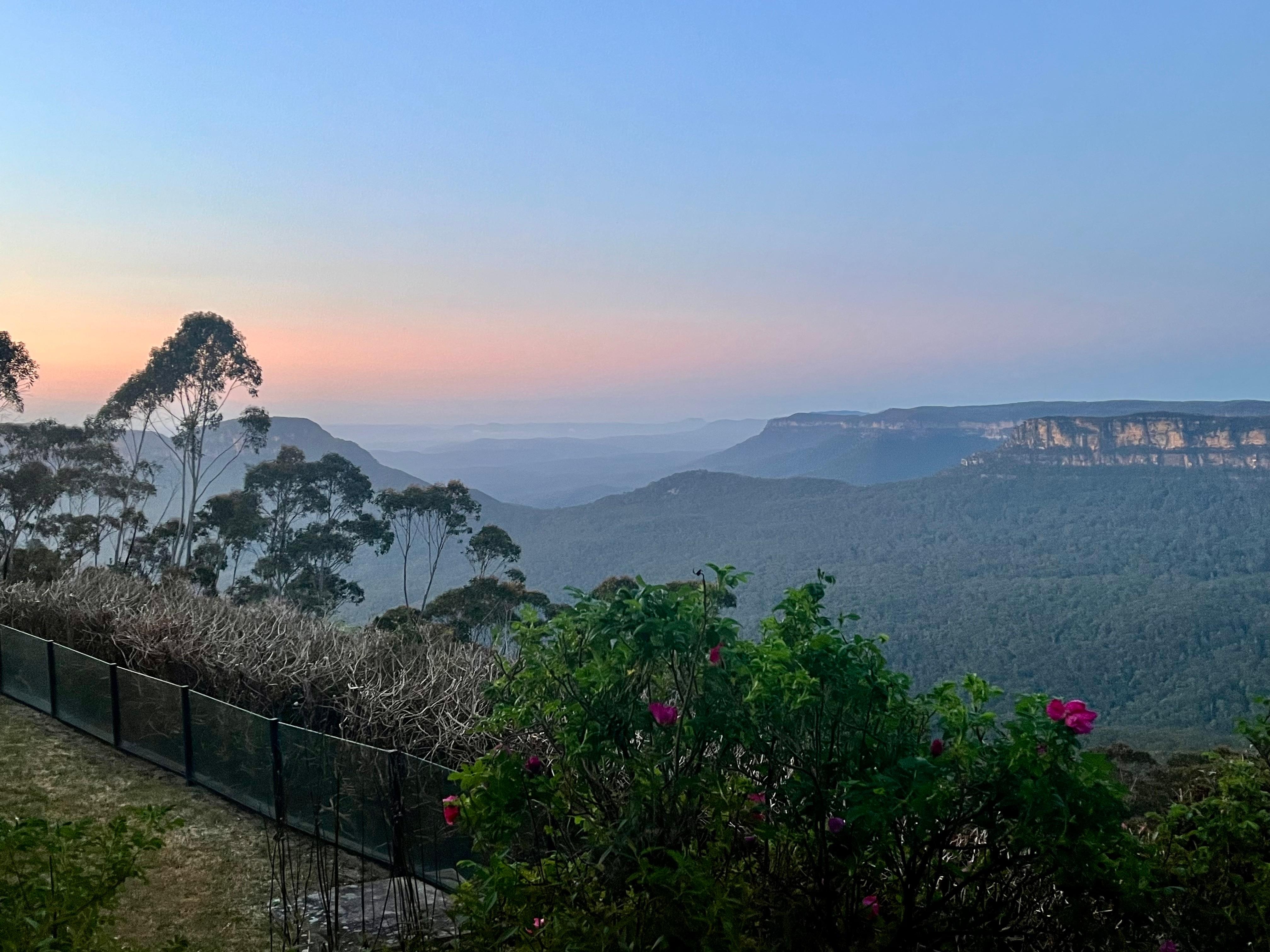 Blick aus unserem Zimmer