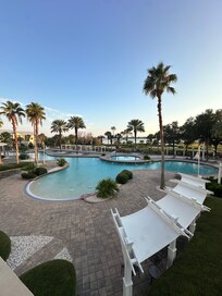 View from the balcony