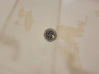 Floor of the shower