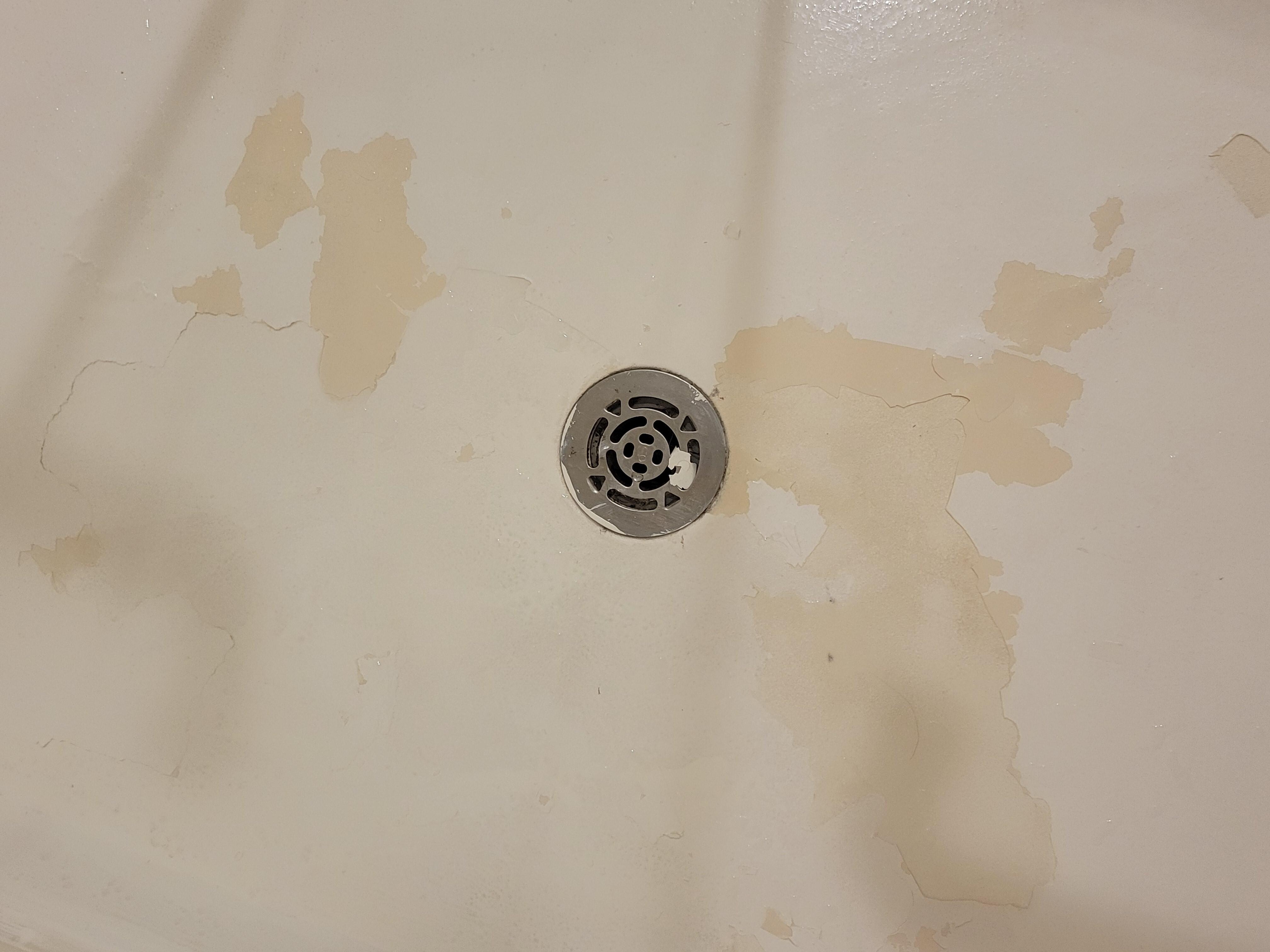 Floor of the shower